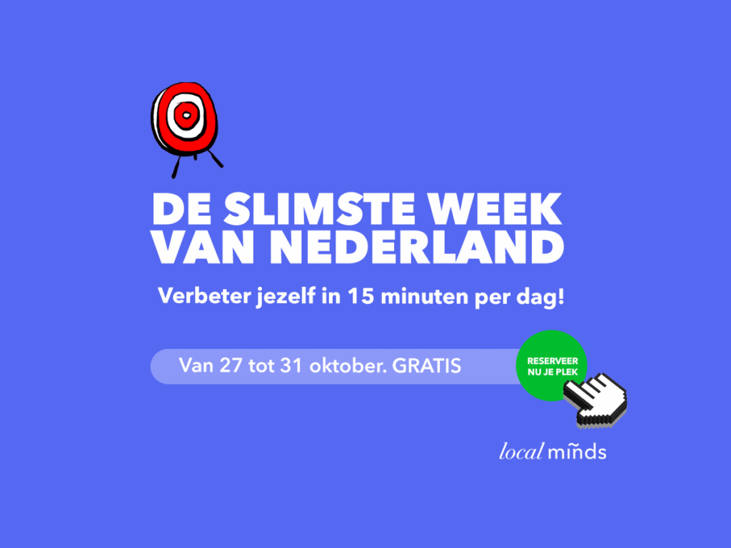 Poster Slimste week van Nederland
